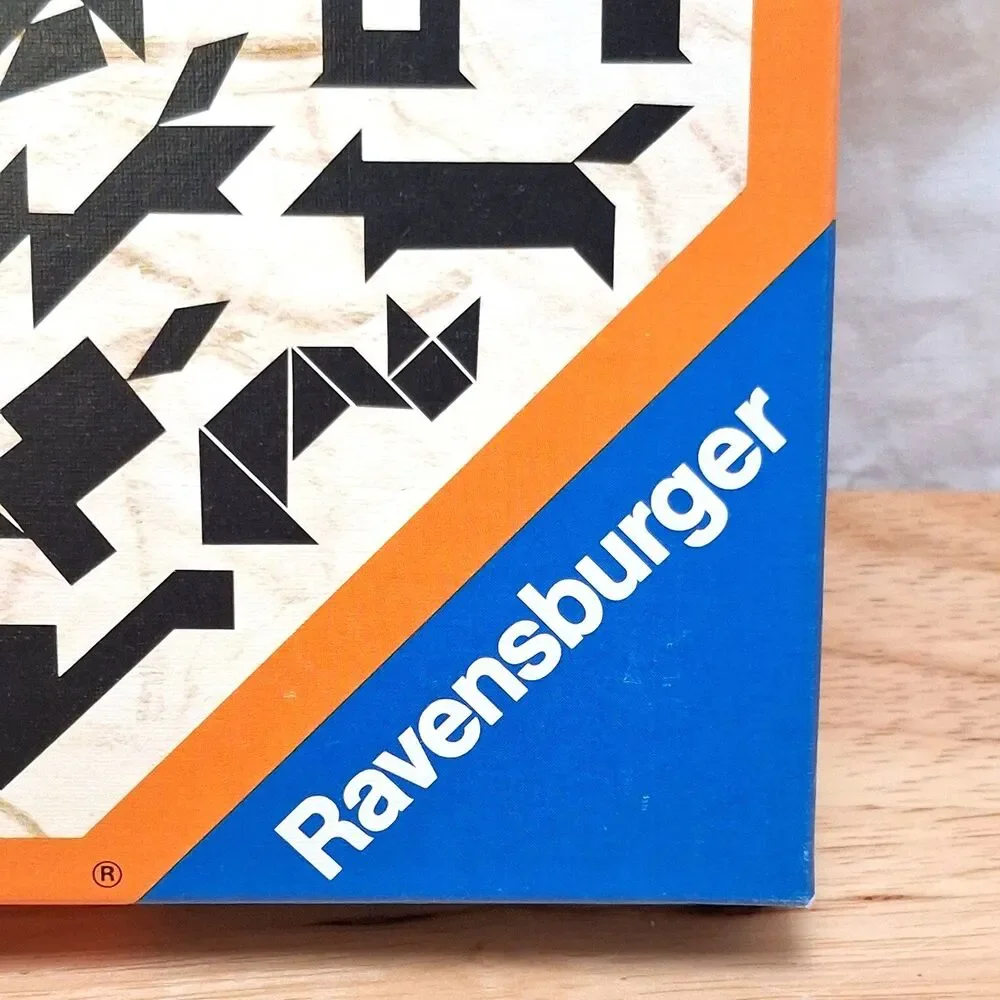 1976 Ravensburger Tangram Original China Puzzle West Germany Vintage